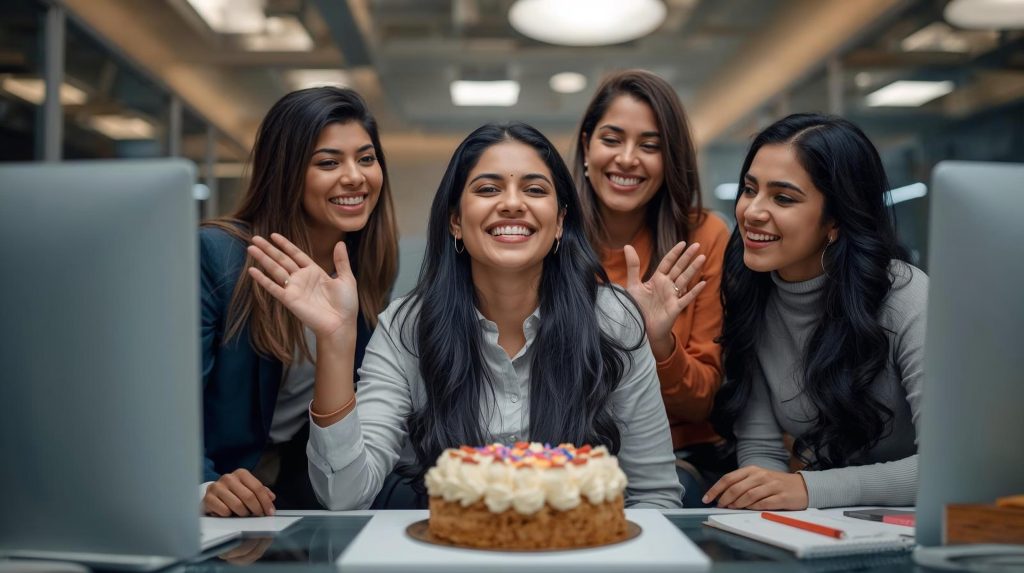 employees success celebration